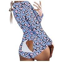 Algopix Similar Product 16 - Womens One Piece Short Leopard Print