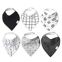 Algopix Similar Product 12 - Copper Pearl Baby Bandana Bibs  6 Pack