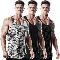 Algopix Similar Product 3 - DRSKIN Mens 3 Pack Dry Fit YBack