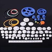Algopix Similar Product 1 - 80Pcs Plastic DIY Robot Gear Kit