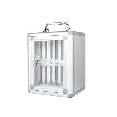 Clear Glass/Aluminum Storage Cabinet