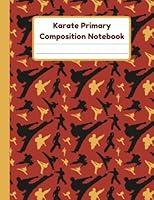 Algopix Similar Product 10 - Karate Primary Composition Notebook