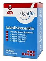 Algopix Similar Product 14 - ALGALIFE Astaxanthin Icelandic 4mg 90