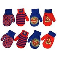 Algopix Similar Product 15 - DC Comics Boys 4 Pack Mitten Set
