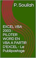 Algopix Similar Product 14 - EXCEL VBA 2003  PILOTER WORD EN VBA A