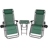 Algopix Similar Product 7 - Sunnydaze Zero Gravity Reclining Lounge