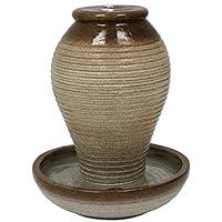 Algopix Similar Product 10 - Sunnydaze Pottery Vase Water Fountain