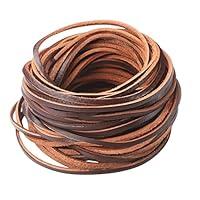 Algopix Similar Product 4 - Picheng 3mm Flat Genuine Leather Cord