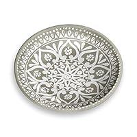 Algopix Similar Product 5 - TarHong Boho Medallion Saucer Taupe