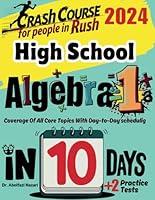 Algopix Similar Product 11 - High School Algebra 1 Test Prep in 10