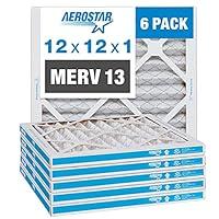 Algopix Similar Product 20 - Aerostar 12x12x1 MERV 13 Pleated Air