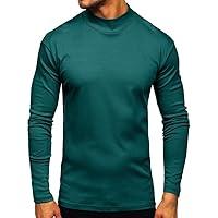 Algopix Similar Product 5 - Mens Fashion Mock Turtleneck TShirts