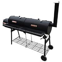 Algopix Similar Product 8 - vidaXL Smoker BBQ Nevada XL Black