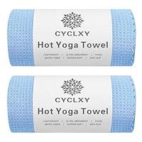 Algopix Similar Product 18 - CYCLXY 2 Pack Hot Yoga TowelsYoga