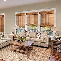 Algopix Similar Product 18 - Chicology Bamboo Roll Up Blinds  Wood