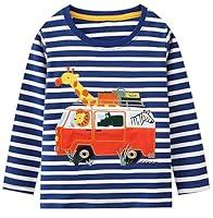 Algopix Similar Product 18 - Little Boys Giraffe Tee Shirt Autumn