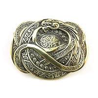 Algopix Similar Product 16 - Jormungandr belt buckle Handmade