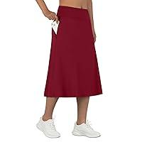 Algopix Similar Product 2 - ANIVIVO Womens Midi Length Skorts