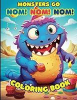 Algopix Similar Product 20 - Monsters Go Nom Nom Nom Childrens