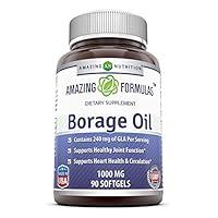 Algopix Similar Product 17 - Amazing Formulas Borage Oil Dietary
