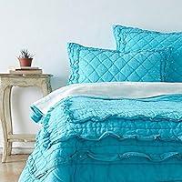Algopix Similar Product 7 - BeYoutiful Home Teal Chanel Quilt