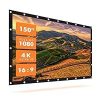 Algopix Similar Product 7 - Krossgain 150 inch Projector Movies