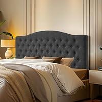 Algopix Similar Product 11 - Furpopup Linen Upholstered Headboard