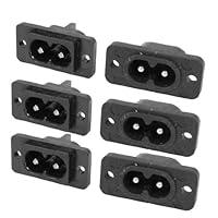 Algopix Similar Product 19 - TOOGOOR Black 2 Pin IEC320 C8 Screw