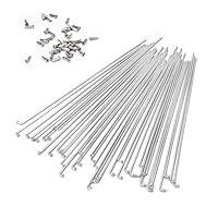 Algopix Similar Product 1 - BaveL 36 Pcs 14G Sliver Bicycle Steel