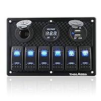 Algopix Similar Product 16 - THALASSA 6 Gang Waterproof Marine Boat