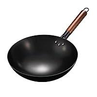 Algopix Similar Product 20 - Carbon steel wok pan 12 Inch Round