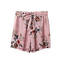 Algopix Similar Product 1 - Handyulong Womens Casual Floral Shorts