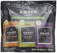 Algopix Similar Product 7 - KRAVE Jerky Variety Pack Beef  Pork