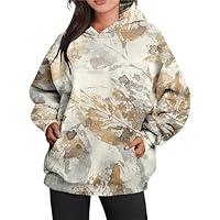 Algopix Similar Product 13 - Womens Camo Hoodies Casual Loose Fit