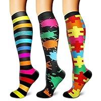 Algopix Similar Product 16 - CHARMKING Copper Compression Socks 3