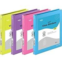 Algopix Similar Product 12 -  Inch 3 Ring Binder 5 inch Clear View