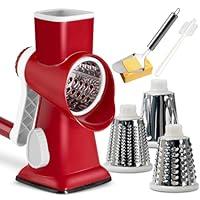 Algopix Similar Product 5 - KEOUKE Rotary Cheese Grater with Handle