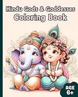 Algopix Similar Product 8 - Hindu Gods  Goddesses Coloring Book