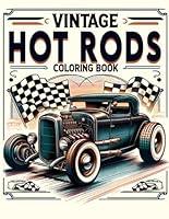 Algopix Similar Product 4 - Vintage Hot Rods coloring book Ignite