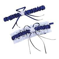 Algopix Similar Product 14 - Wedding Garter for Bride Leg Garter Set