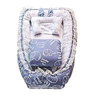 Algopix Similar Product 14 - ABREEZE Ruffled Baby Bassinet for Bed 