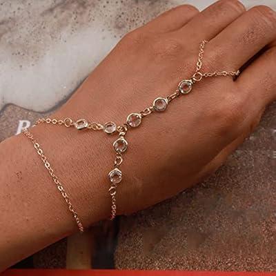  Turandoss Gold Bracelets for Women, 14K Filled