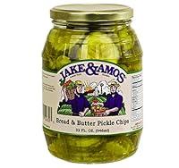 Algopix Similar Product 10 - Jake  Amos Bread  Butter Pickle Chips