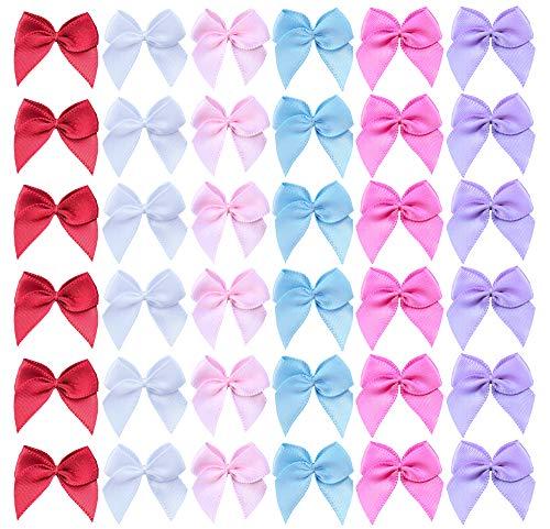 Insta Bows Five (5) Organza Ribbon Bows Pink Large Gift Bows for Gift  Wrapping Christmas and Birthdays Each Gift Bow Measures 5 Inches Wide 1  Pull