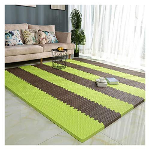 4-Pack of Interlocking EVA Foam Floor Tiles with Border Pieces - Great for  Use as a Play Mat or Home Exercise Flooring by Stalwart