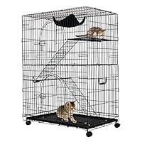 Algopix Similar Product 17 - Giantex 4Tier Cat Playpen Cat Cage