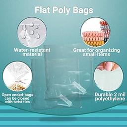  2 x 2 Plastic Bags, 500 pcs Mini Baggies, Clear Small Ziplock  Bag, Resealable Zipper Poly Bags for Jewelry Supplies, Small Business,  Storage, Candy Bags : Industrial & Scientific