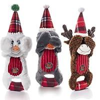 Algopix Similar Product 17 - Christmas Peek-A-Boos Dog Toy - Reindeer