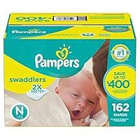 Algopix Similar Product 11 - Pampers Swaddlers Diapers Size N 162