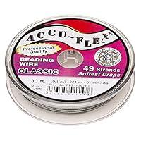 Algopix Similar Product 5 - ACCUFlex Beading Wire  Clear Classic